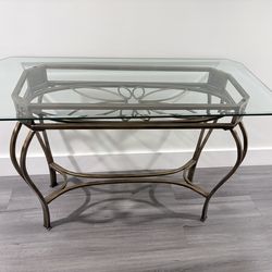 Iron and Glass side table