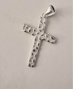 Contemporary hammered cross  .