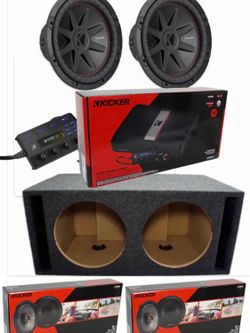 NEW FULL BASS AND VOICE PACKAGE KICKER AUDIO INSTALLED