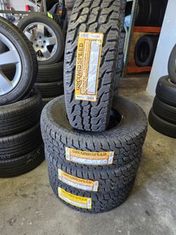 235/75/15 LT comercial all terrain for pick up trucks 4 tires