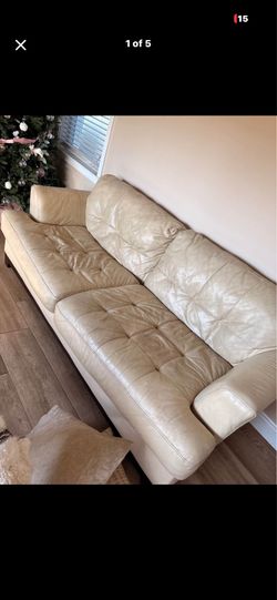 Free sofa and loveseat.