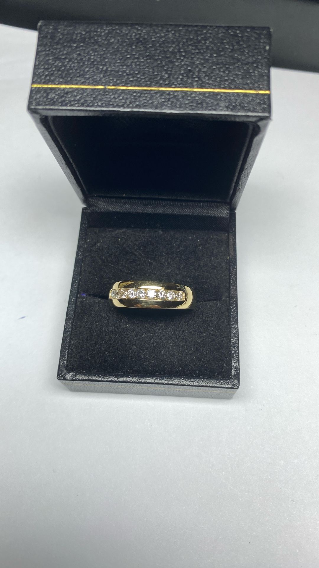 Yellow Gold Diamond Band