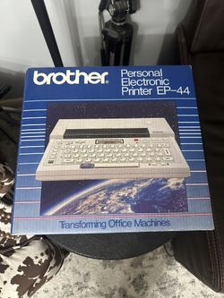 Brother EP-44 Electronic Printer/Typewriter Works! Original Box Tested Adapter