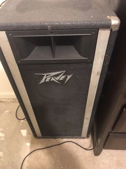 2 Peavy passive speakers very loud