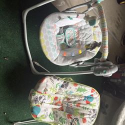 Baby Automatically Swing And Vibrating Bouncer