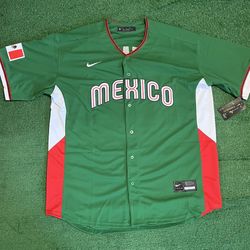 Team Mexico Randy Arozarena Green Classic  Jersey