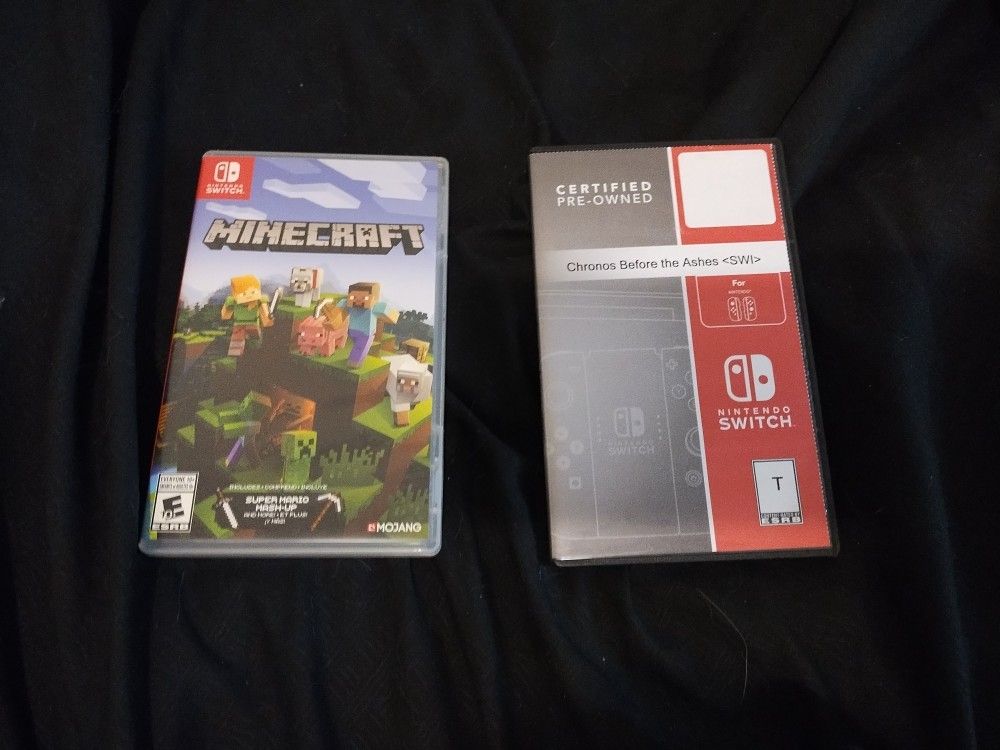 Nintendo Switch Games - Minecraft And Chronos Before The Ashes