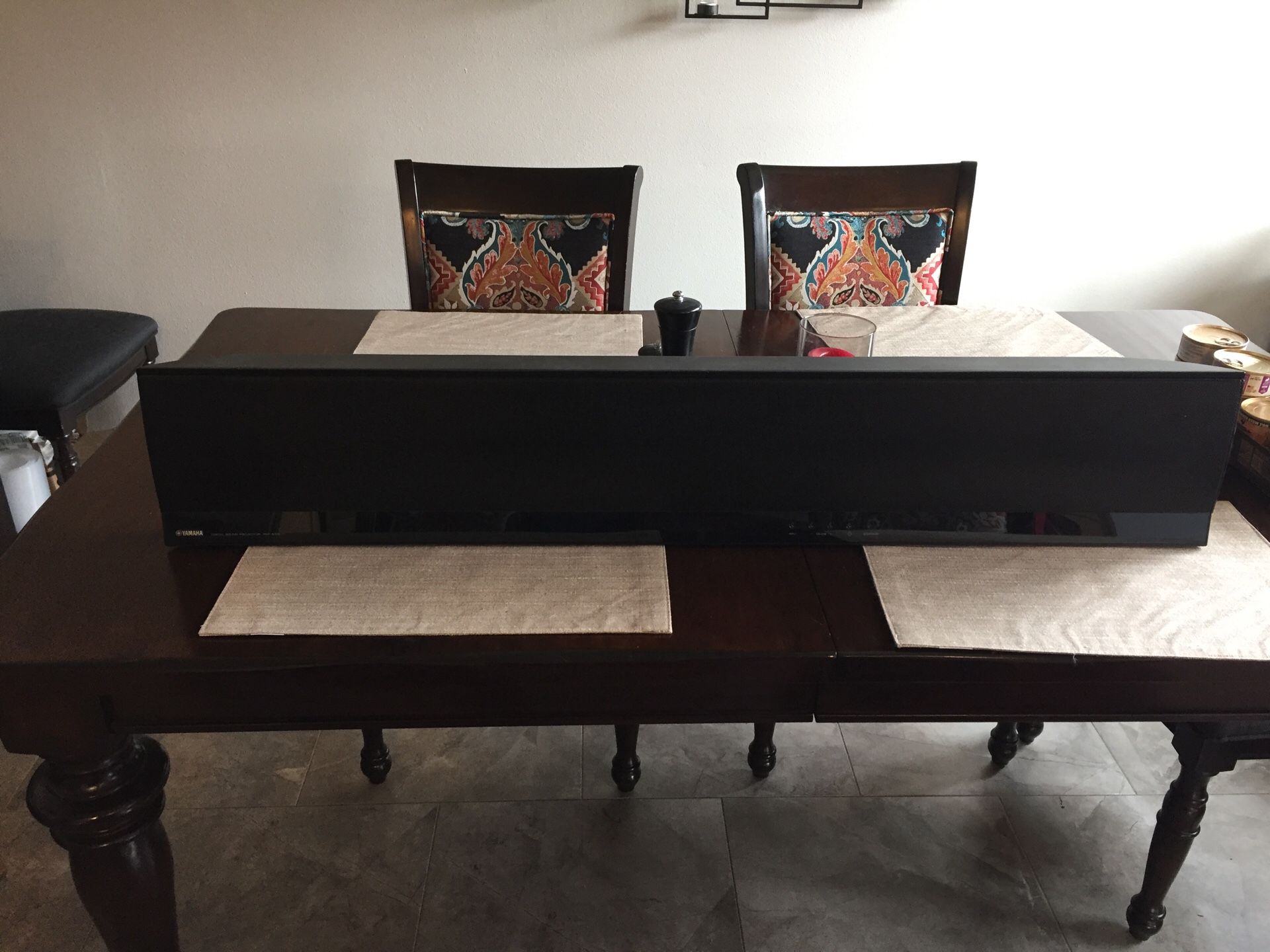 Yamaha YSP-5100 sound bar with subwoofer transmitter