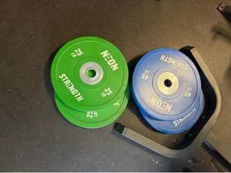 Bumper plate pairs 25/45lb
