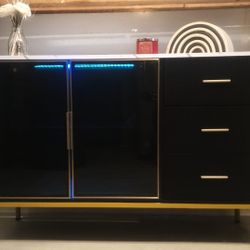 Modern Buffet with Built In Lighting