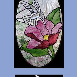 GST-9 Large Hummingbird 6”x9” bevel cluster (right facing)