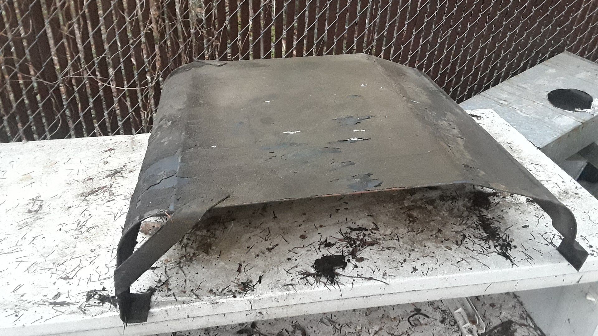 Chevy K5 blazer fuel tank skid plate an gas tank heavy gauge steel for