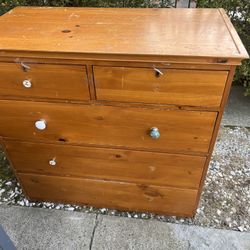 USED SOLID WOOD DRESSER!! 