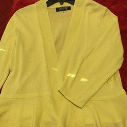 Petite medium Yellow Cardigan 