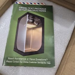 Complete Indoor Grow Tent Kit W/ LED Light, Fan, & Filter