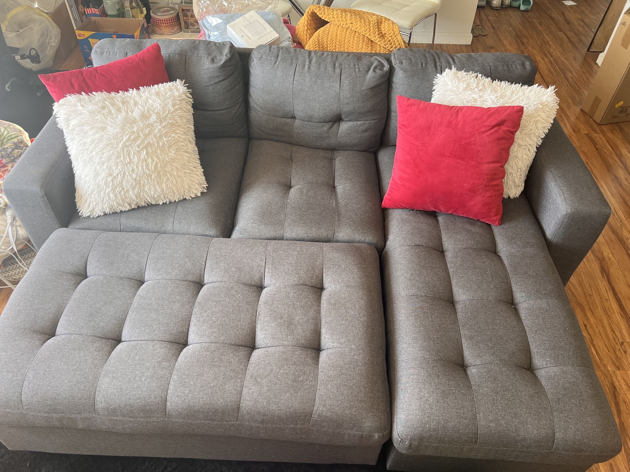 grey couch