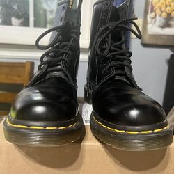 Doc Martin 1460  smooth leather platform boots