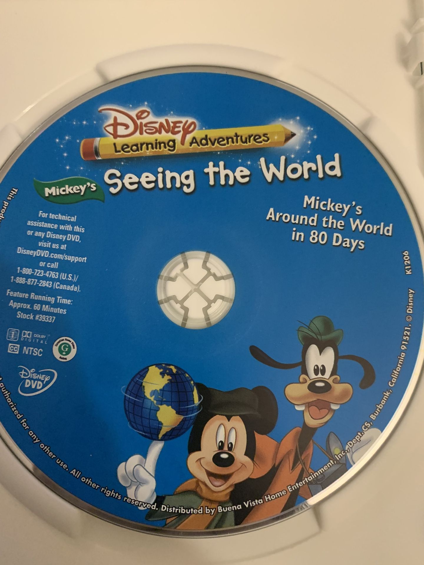 Disney's LEARNING Adventures: MICKEY'S SEEING The WORLD (DVD) for