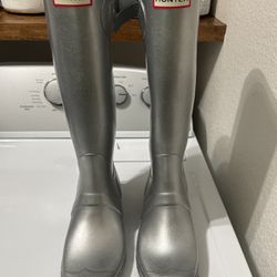 Hunter Rain Boots Metallic 