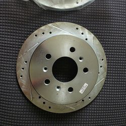 New rear brake rotors