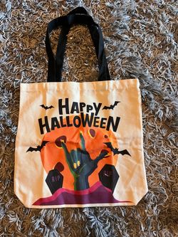 Happy Halloween Canvas Tote Bag
