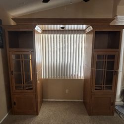 Oak Display Cases