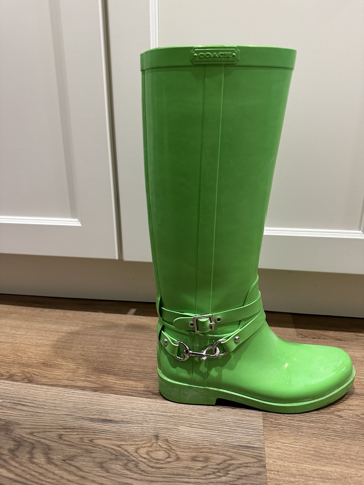 Coach Rain Boots Size 8