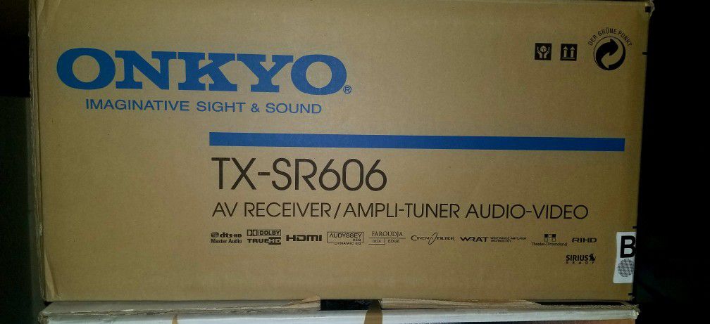 ONKYO TX-SR606 AV Reciever/Ampu-Tuner Audio Video