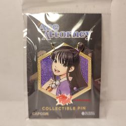 Phoenix Weight Ace Attorney Maya Fey Official Enamel Pin