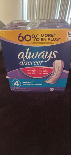 Always Discreet Moderate Pads 108 Count