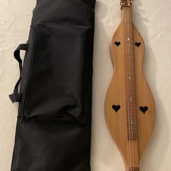 Dulcimer, Model 58-D, light Cherry Wood, Length 32”