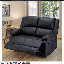 Massaging heating chair recliner love seat  Price Drop.