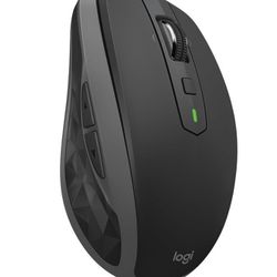 Logitech MX Anywhere 2S Bluetooth Edition Wireless Mouse - Use On Any Surface, Hyper-Fast Scrolling, Rechargeable, Control Up to 3 Apple Mac and Windo