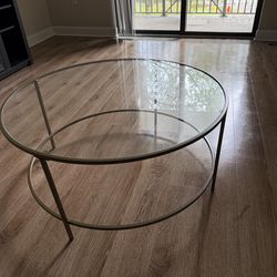 Gold coffee table