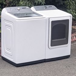 SAMSUNG XL Capacity 5.0 cuft washer and 7.4 cuft Electric Dryer. Works Perfect. 30 Days warranty