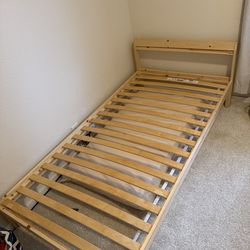 IKEA twin size bed frame pine FRAME ONLY
