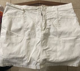 White Mini Skirt