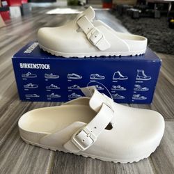 Women's Birkenstock Boston Essentials EVA Clogs - Eggshell - Size 6, 9, 10