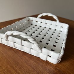 Ceramic Braided Basket
