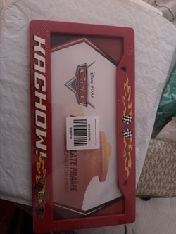 Lightning Mcqueen License Plate