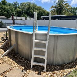 Above-Ground Pool (12’ X 17’ X 52”)