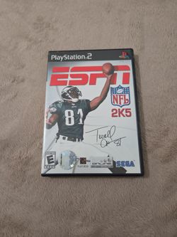 ESPN NFL 2k 5 football game for the Playstation 2