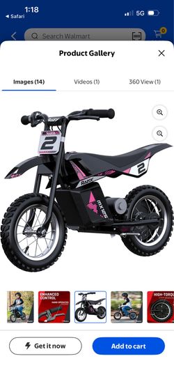 Mtx125 kids motor bike for children 5+ up to 110lbs