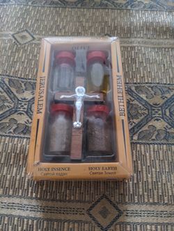 Holy Land Holy Oil Holy Water Holy Earth Holy Insence New.