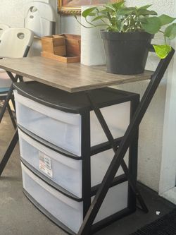 Wooden Table and drawer