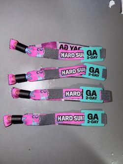 Hard Summer GA Wristbands for Sale