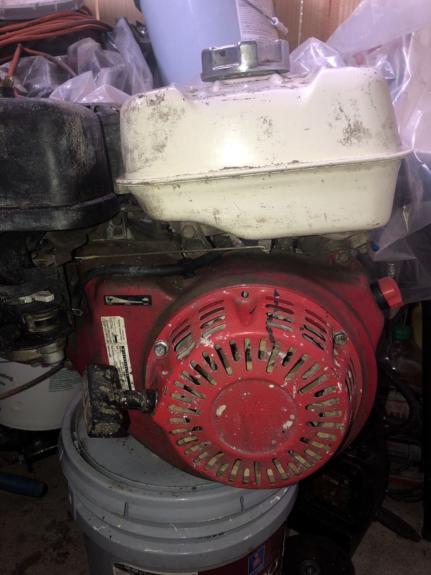 Motor honda con transmisión para revolvedora de cemento