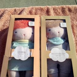 Wonder & Wise Cuddle Dolls New