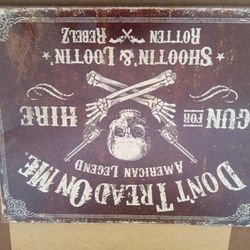 Don't Tread On Me Tin Sign