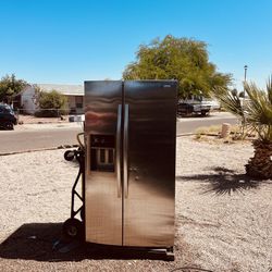 Kenmore Elite Series Side By Side Stainless Refrigerator 